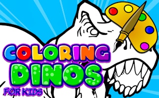 Image Coloring Dinosaurs for Kids